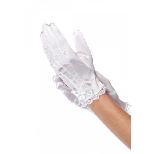 Girls Satin Gloves - worldclasscostumes