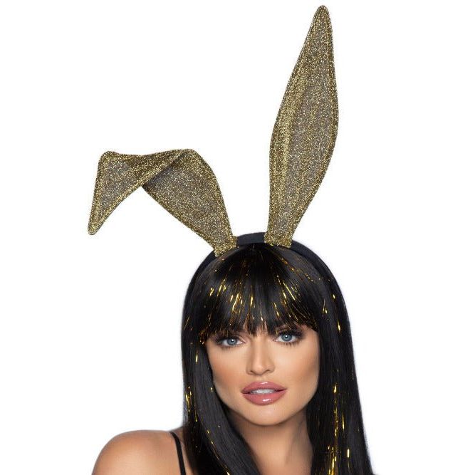 Glitter Bunny Ear Headband - worldclasscostumes