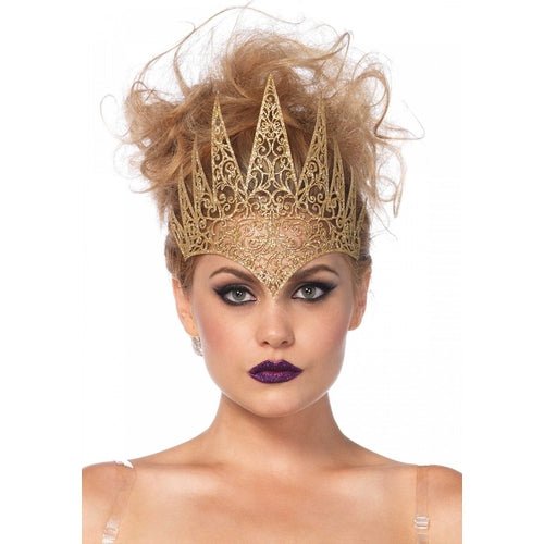 Glitter Die Cut Filigree Royal Crown - worldclasscostumes