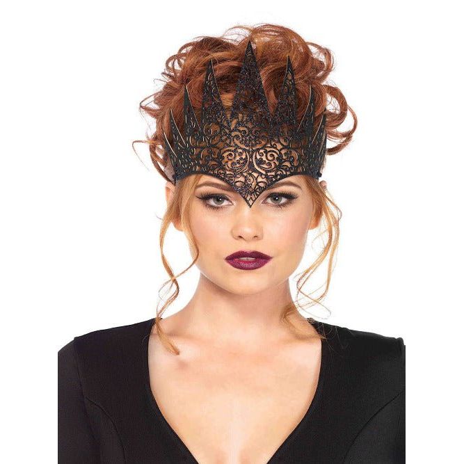 Glitter Die Cut Filigree Royal Crown - worldclasscostumes