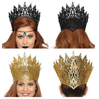 Glitter Die Cut Royal Crown With Jewel Accent - worldclasscostumes