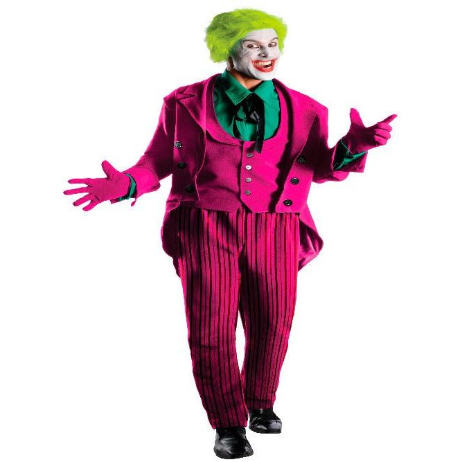 Grand Heritage Adult Joker Costume - Classic Batman TV Show 1966 - worldclasscostumes