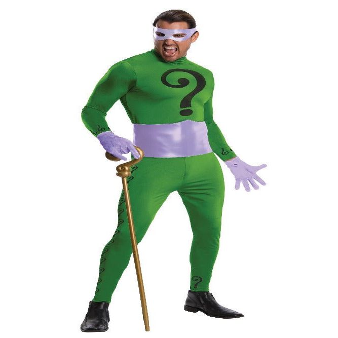 Grand Heritage Adult Riddler Costume - Classic Batman TV Show 1966 - worldclasscostumes