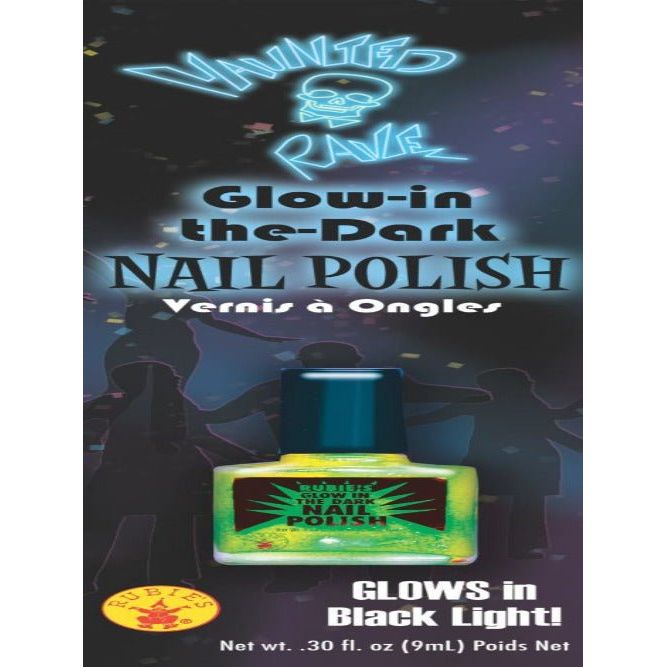 Green Glow-in-the-Dark Nail Polish - worldclasscostumes