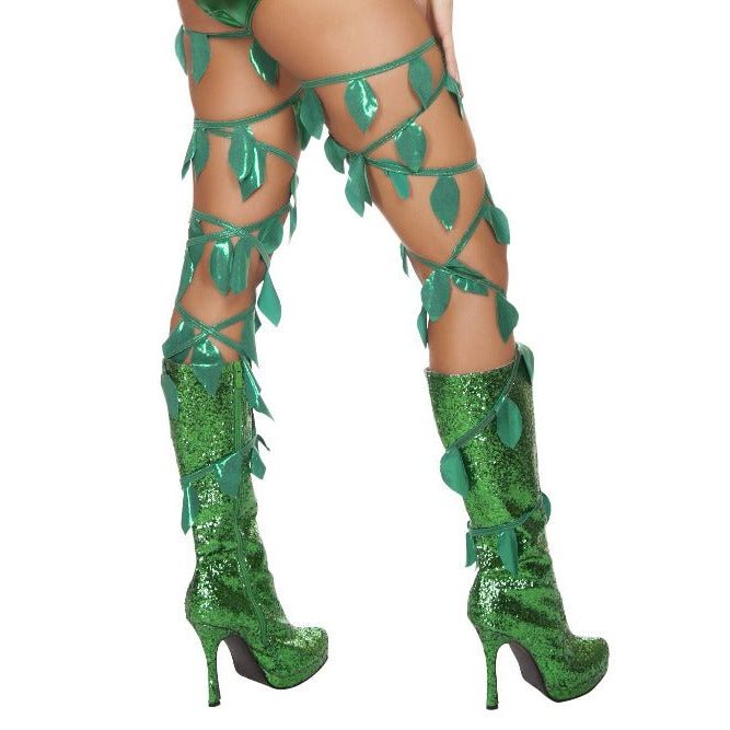 Green Leaf Thigh Wraps - worldclasscostumes