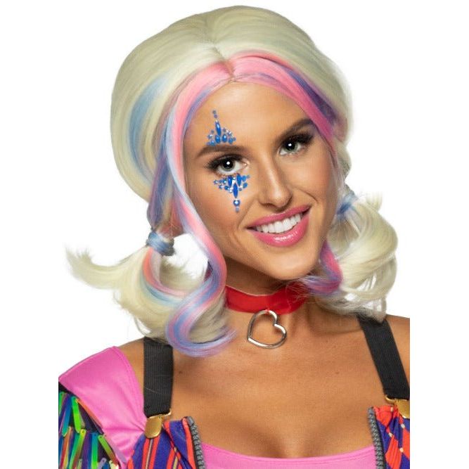 Harlequin Clown Jewels Sticker - worldclasscostumes