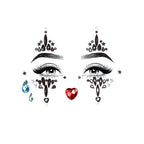 Harlequin Clown Jewels Sticker - worldclasscostumes