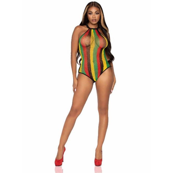 Higher Love Fishnet Bodysuit - worldclasscostumes