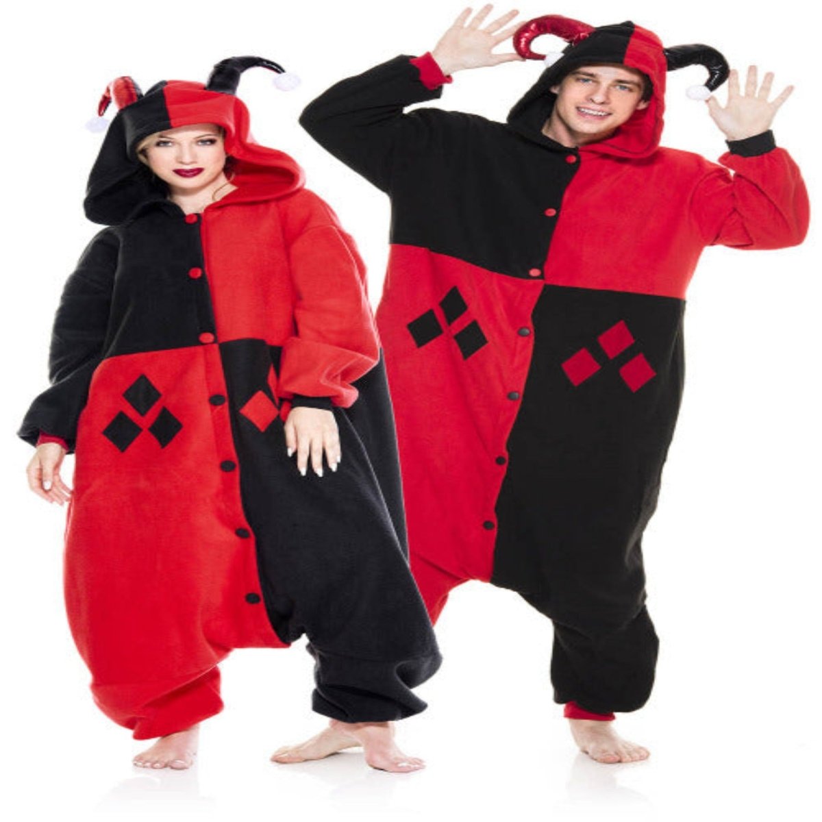Innocent Jester Couple Costume - worldclasscostumes