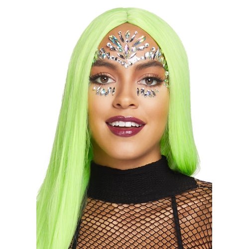 Iris adhesive face jewels sticker - worldclasscostumes