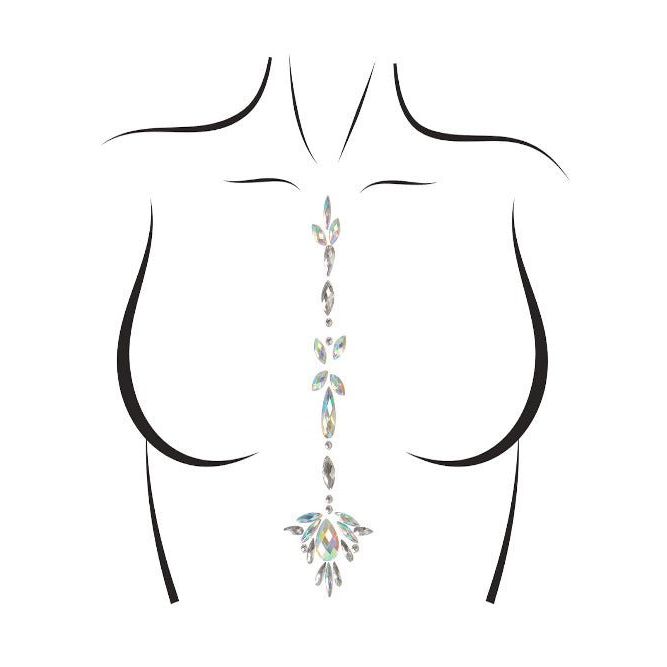 Jade Adhesive Body Jewels Sticker - worldclasscostumes