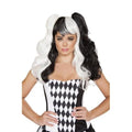 Jester Black/White Wig - worldclasscostumes