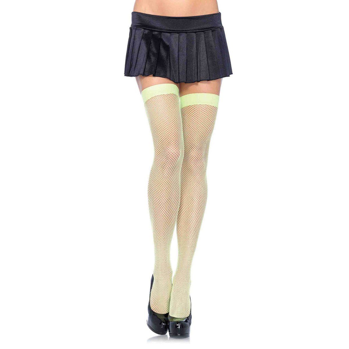 Joy Fishnet Thigh High Stockings - worldclasscostumes