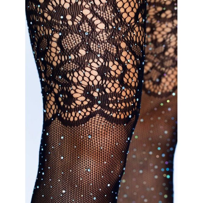 Katarina Rhinestone Fishnet Stockings - worldclasscostumes