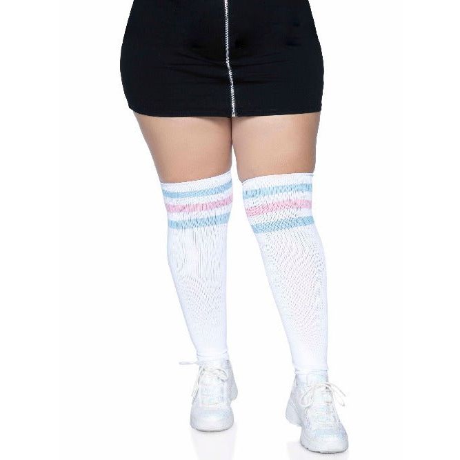 Kellee Plus Athletic Over The Knee Socks - worldclasscostumes