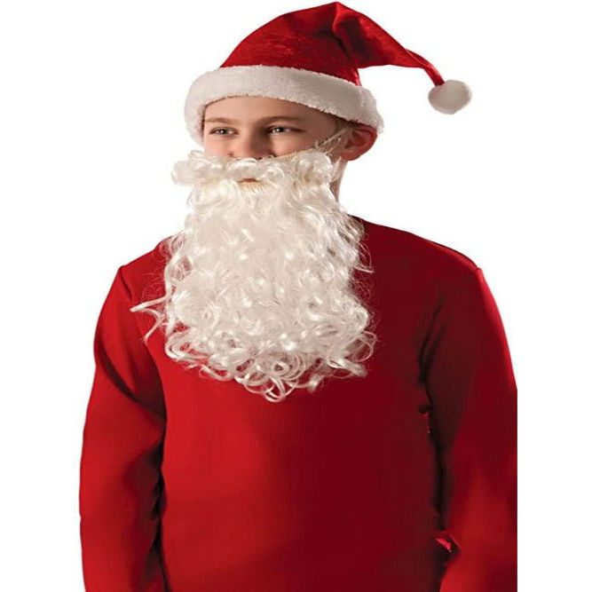 Kids Santa Beard and Mustache - worldclasscostumes