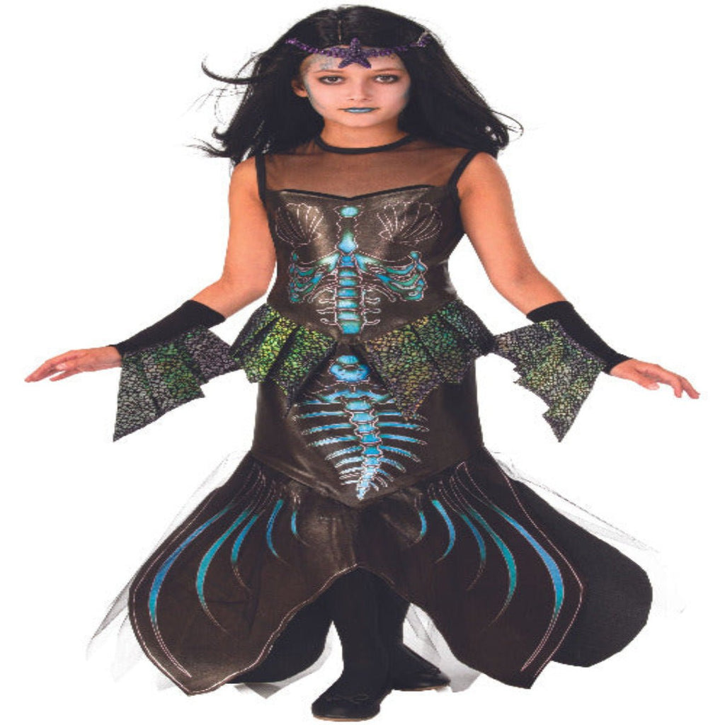 Kids Zombie Mermaid Costume - worldclasscostumes