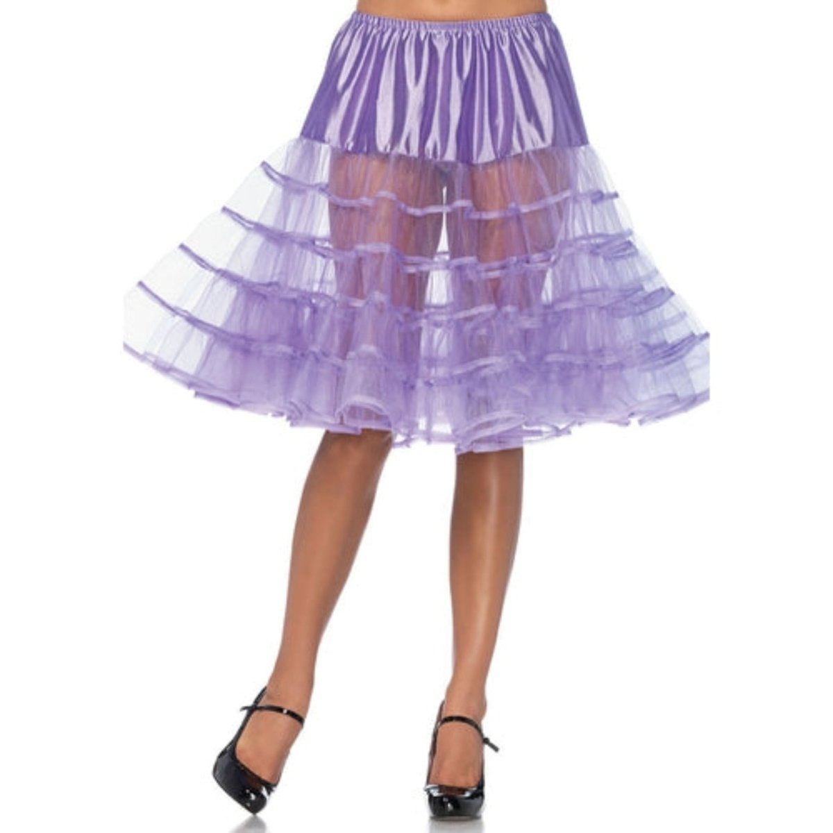 Knee Length Layered Petticoat Costume Skirt - worldclasscostumes