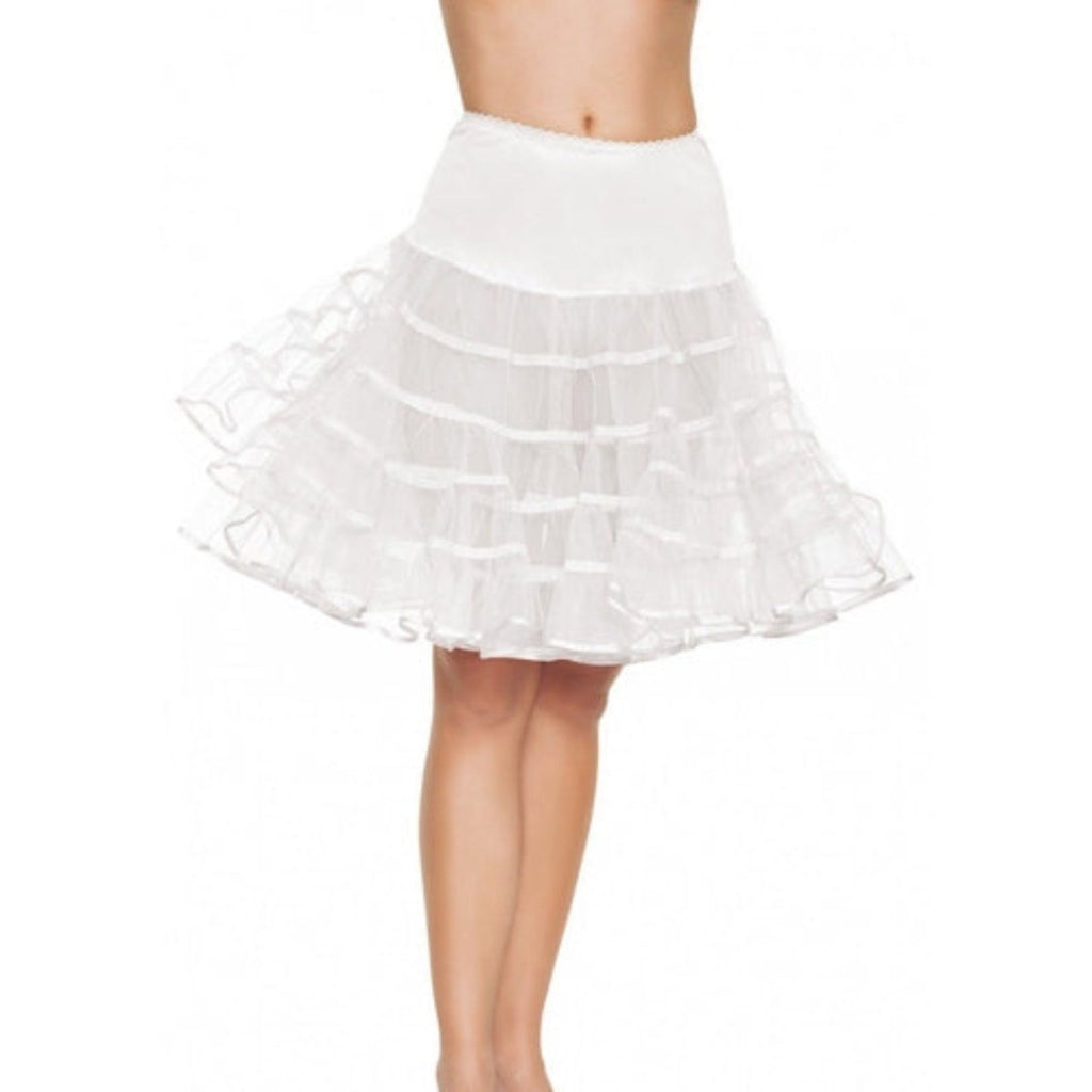 Knee Length Layered Petticoat Costume Skirt - worldclasscostumes
