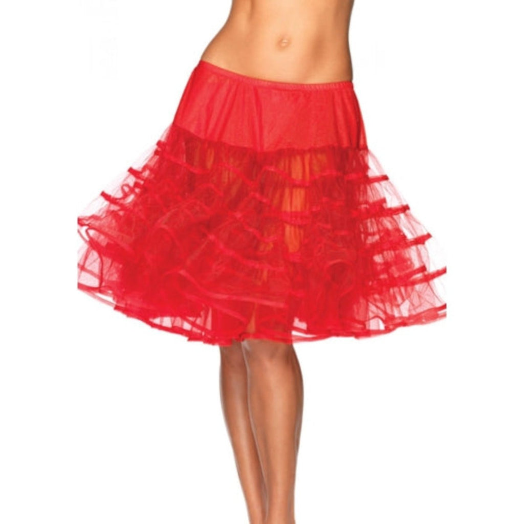 Knee Length Layered Petticoat Costume Skirt - worldclasscostumes