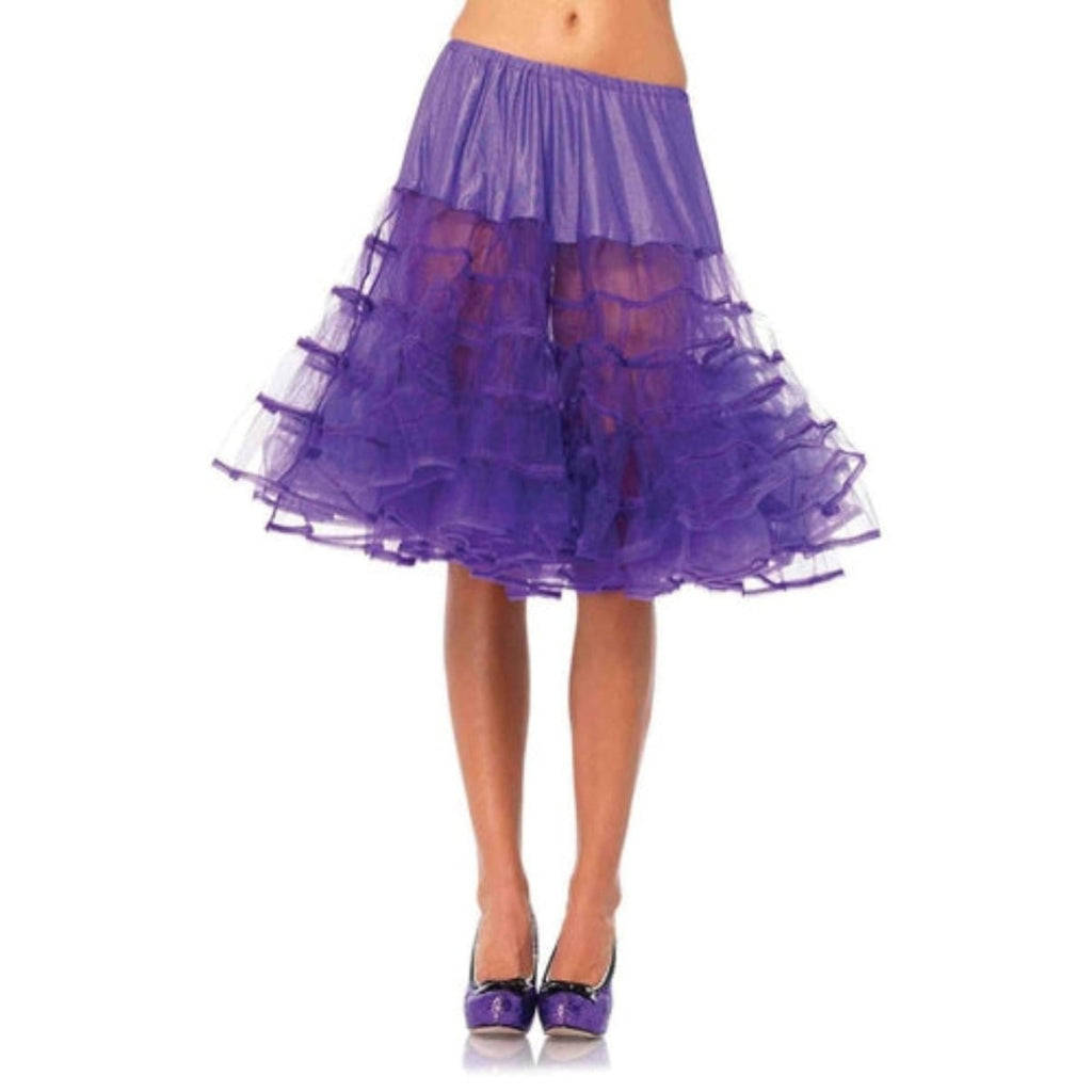 Knee Length Layered Petticoat Costume Skirt - worldclasscostumes