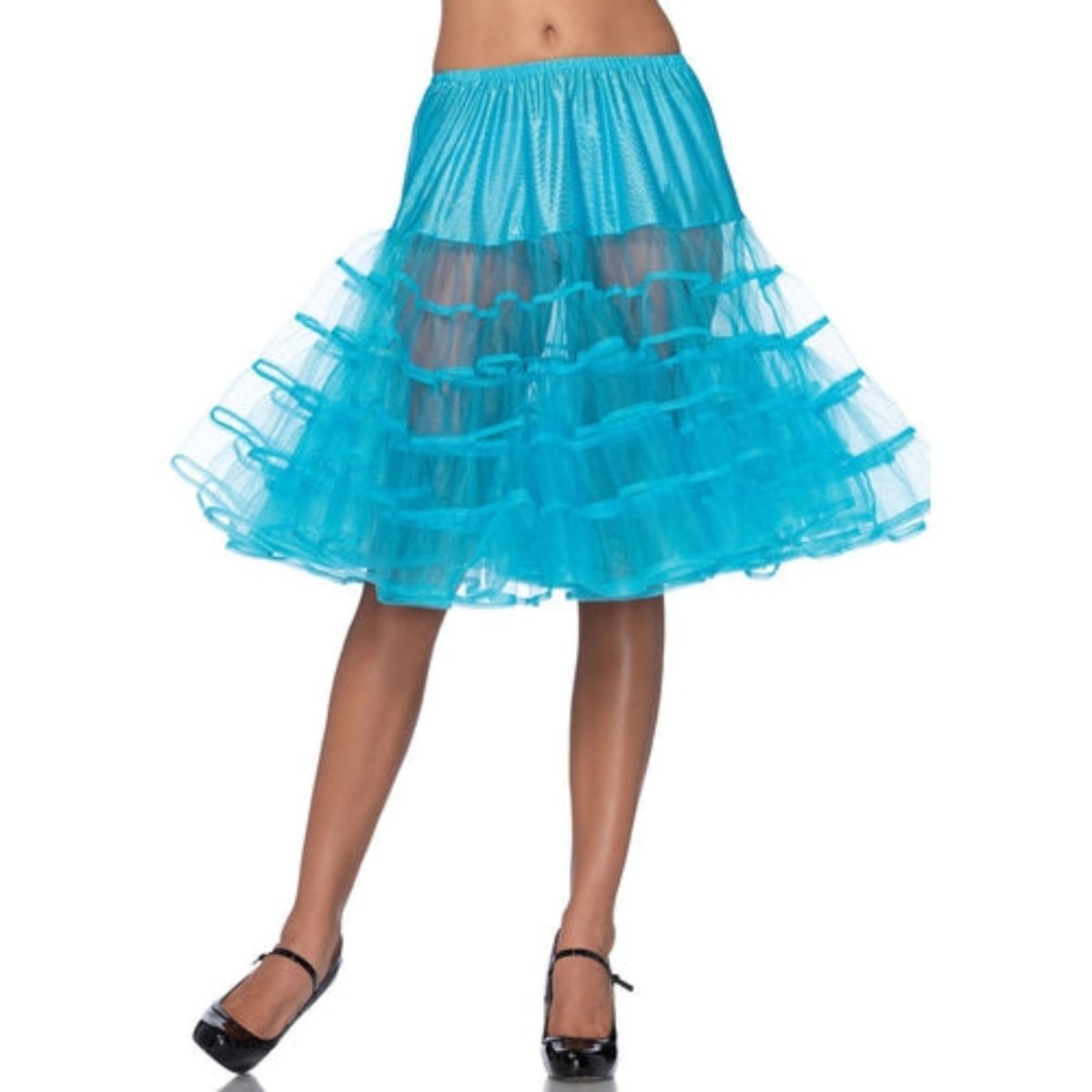 Knee Length Layered Petticoat Costume Skirt - worldclasscostumes