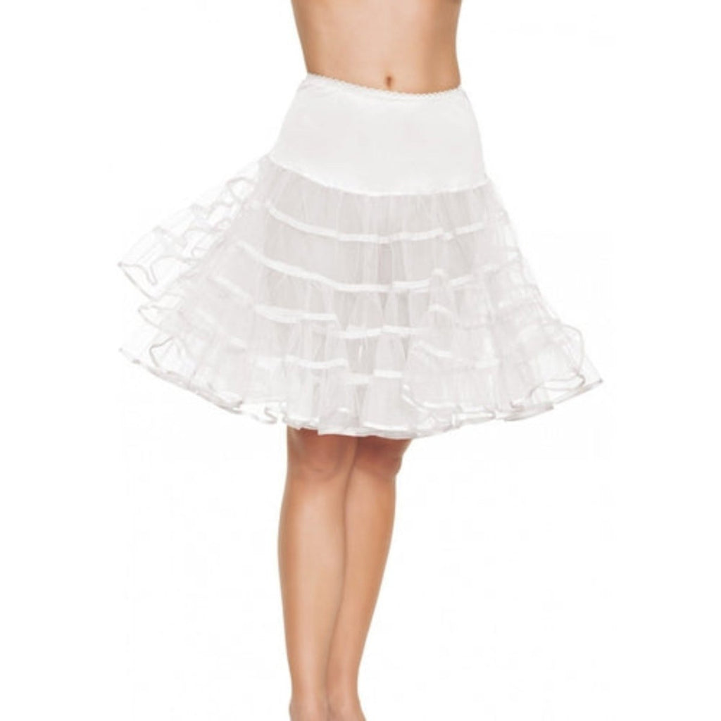 Knee Length Layered Petticoat Costume Skirt - worldclasscostumes