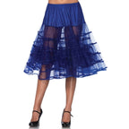 Knee Length Layered Petticoat Costume Skirt - worldclasscostumes