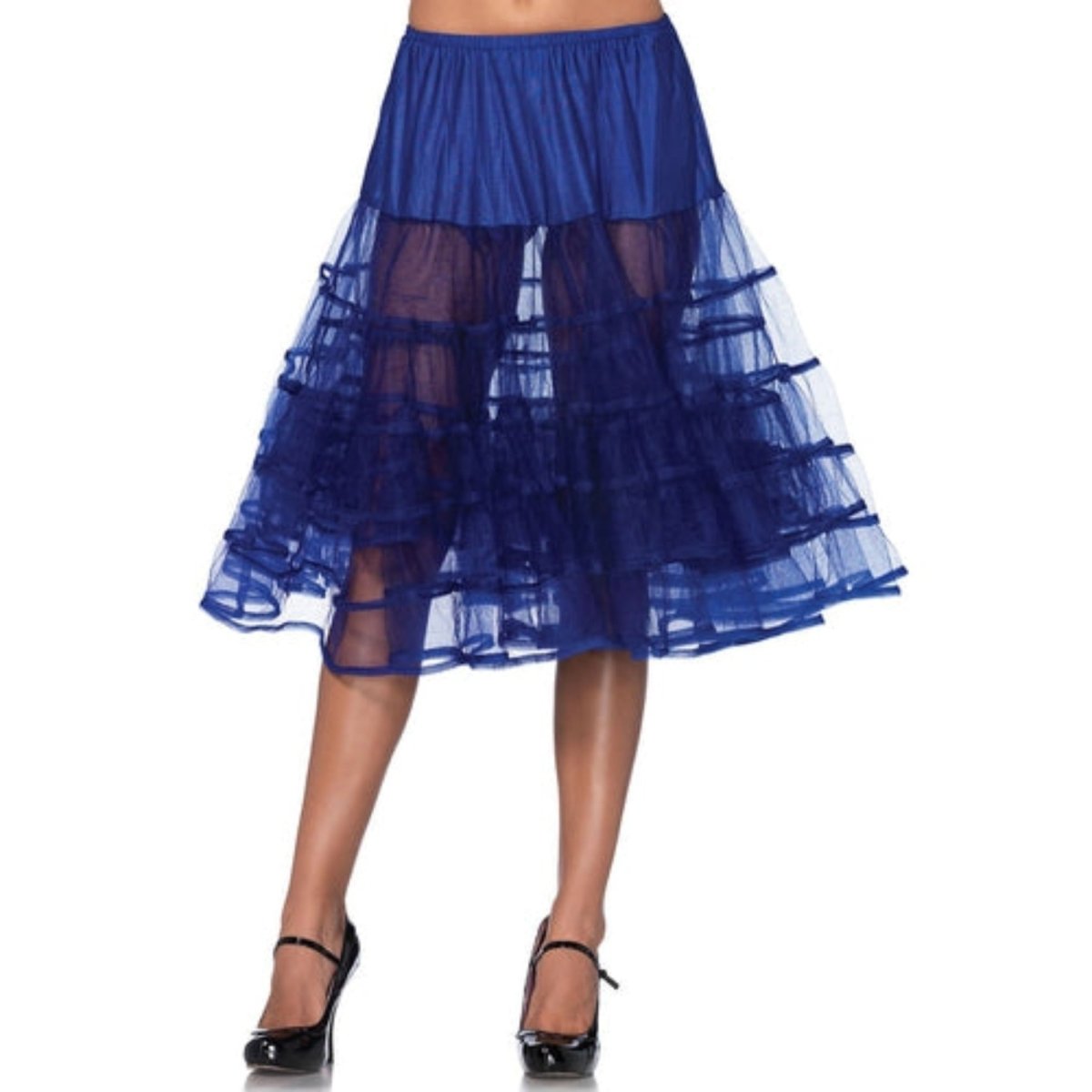 Knee Length Layered Petticoat Costume Skirt - worldclasscostumes