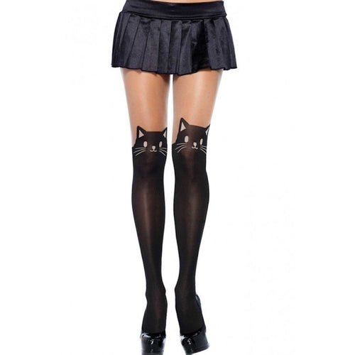 Kura Black Cat Tights - worldclasscostumes