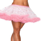 Layered Satin Striped Tulle Petticoat - worldclasscostumes