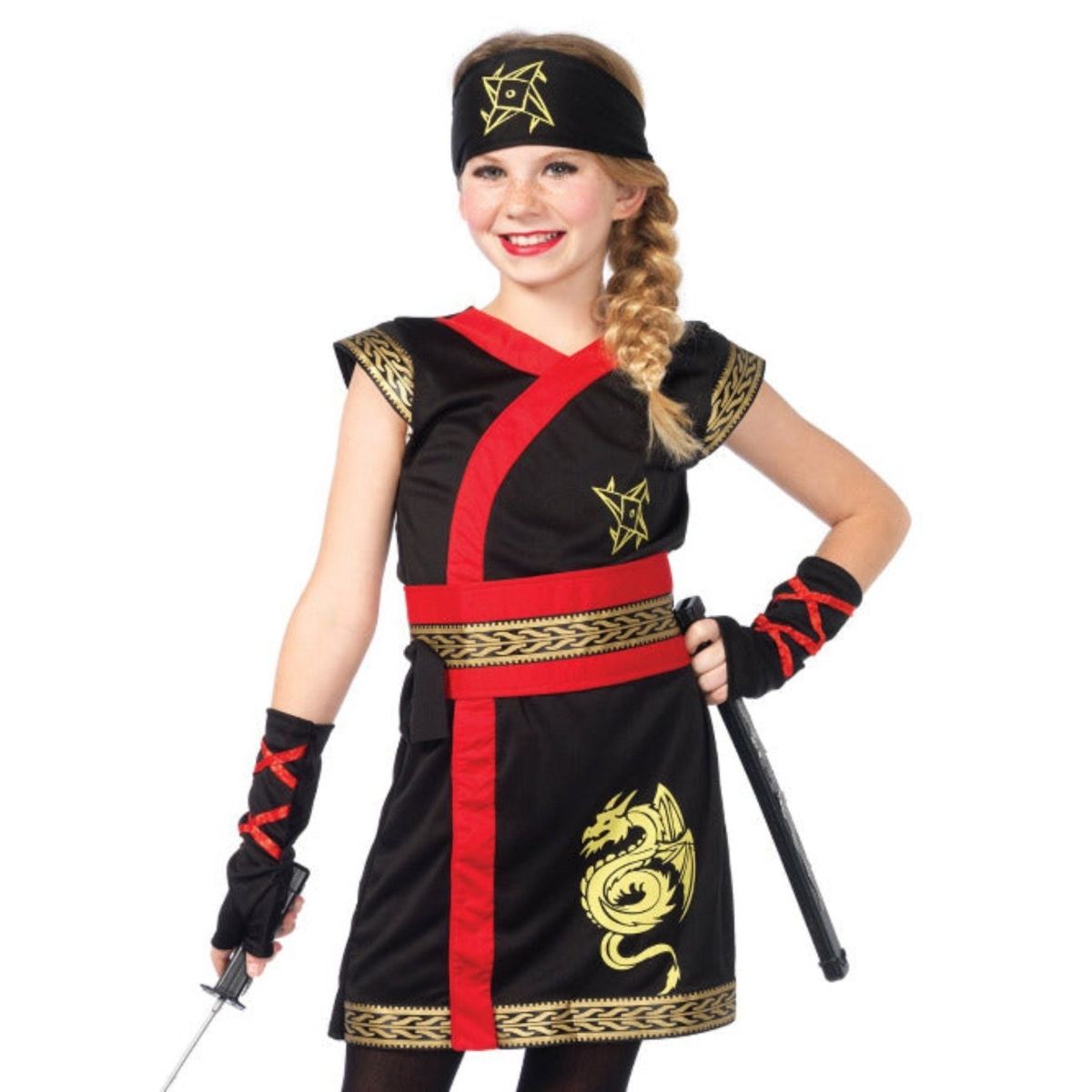 Leg Avenue Children's Ninja Warrior Costume - worldclasscostumes