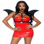 Leg Avenue Costumes Faux Leather Bat Wing Body Harness - worldclasscostumes