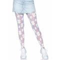 Leg Avenue Women's Woven Daisy Sheer Tights - worldclasscostumes