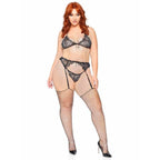 Love to Love Rhinestone Lace Bra Set - worldclasscostumes