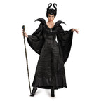 Maleficent Christening Black Gown Adult Deluxe - worldclasscostumes