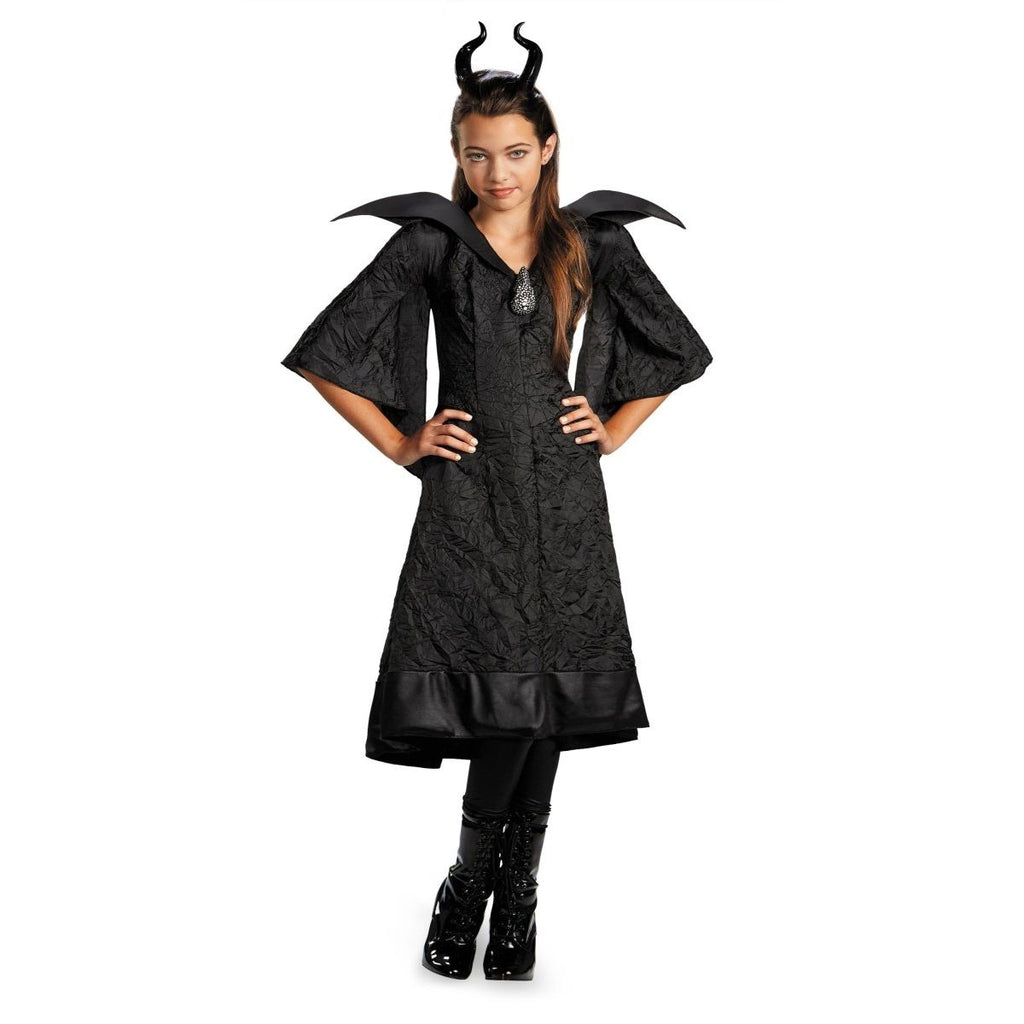 Maleficent Christening Black Gown Child Classic Costume - worldclasscostumes