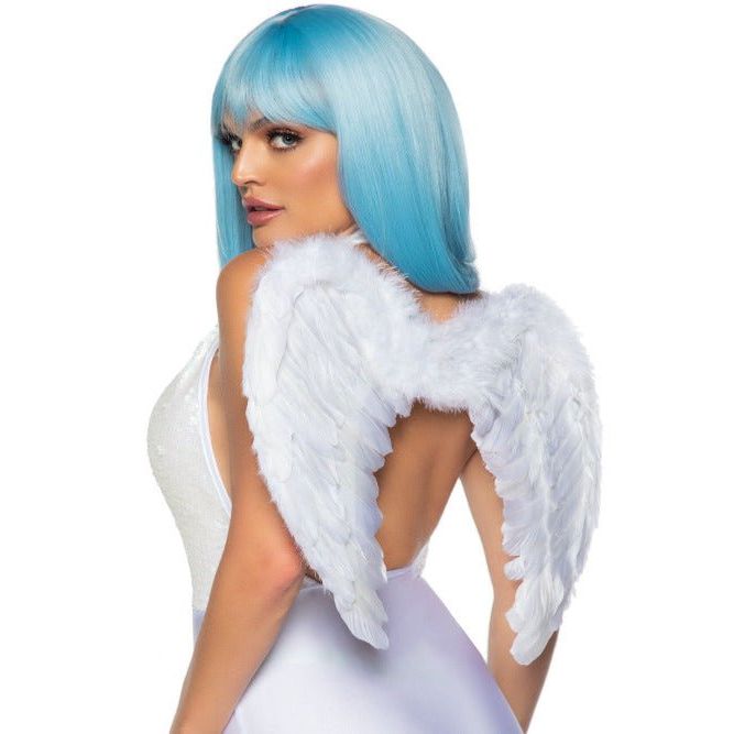 Marabou Trimmed Feather Angel Wings - worldclasscostumes