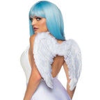 Marabou Trimmed Feather Angel Wings - worldclasscostumes