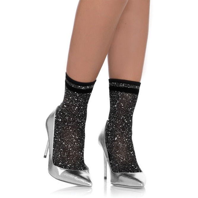 Mari Shimmer Ankle Socks - worldclasscostumes