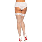 May Fishnet Thigh High Stockings - worldclasscostumes