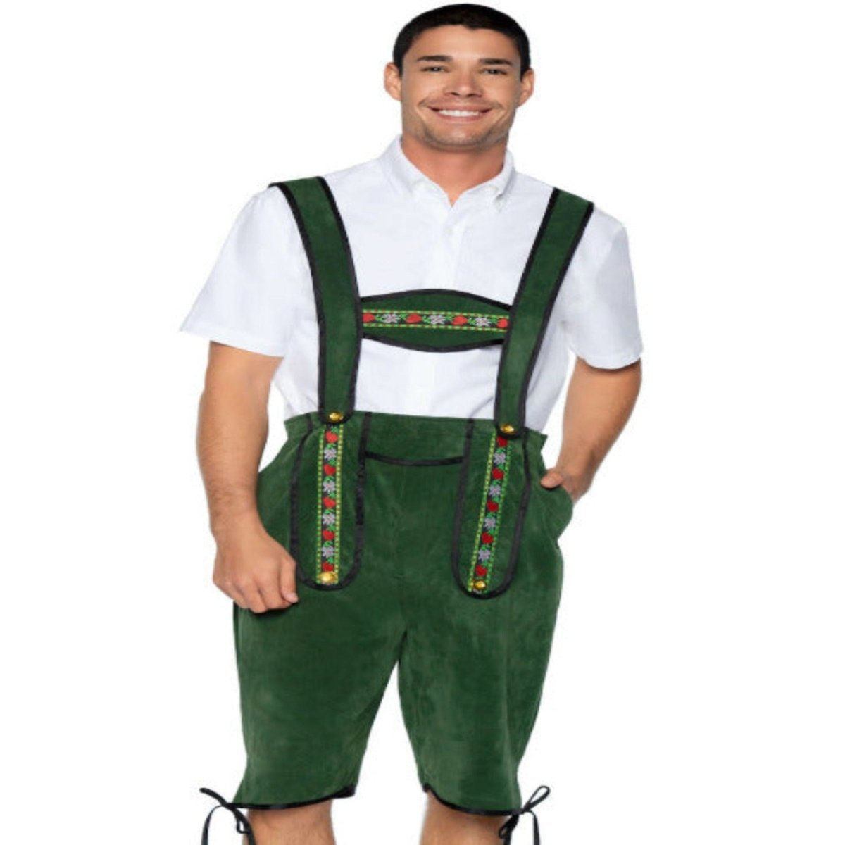 Men's Beerfest Lederhosen Oktoberfest Costume - worldclasscostumes