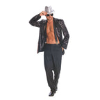 Mens Black Sequin Jacket. - worldclasscostumes