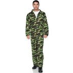 Mens Camo Jumpsuit Costume - worldclasscostumes
