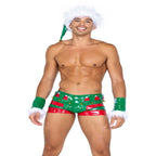 Mens Naughty Holiday Elf 3-Piece Set - worldclasscostumes