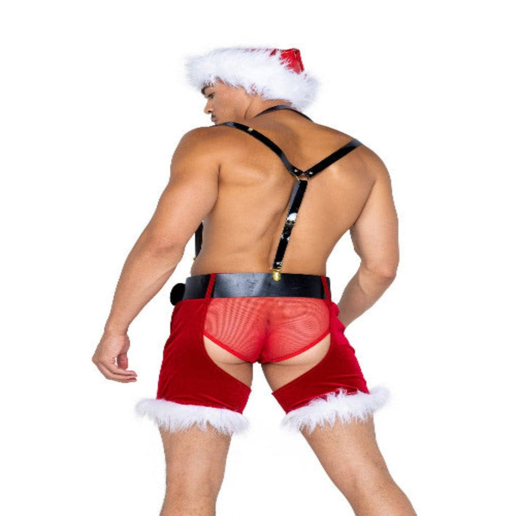 Mens Naughty St. Nick 4-Piece Set - worldclasscostumes