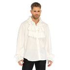 Mens Ruffle Front Costume Shirt - worldclasscostumes