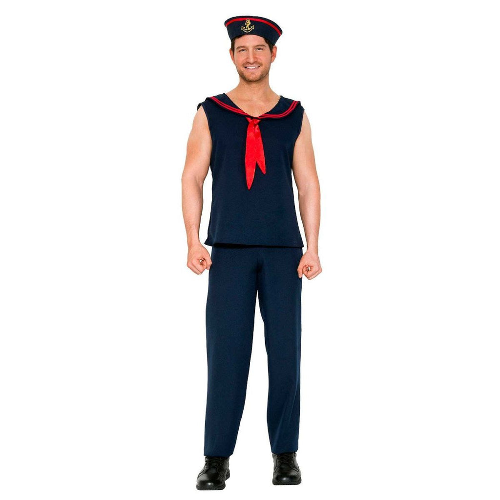 Mens Sailor Sleeveless Costume - worldclasscostumes