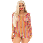 Midsummer Striped Mini Dress - worldclasscostumes