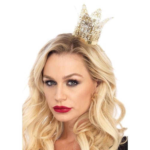 Mini Metal Filigree Crown - worldclasscostumes